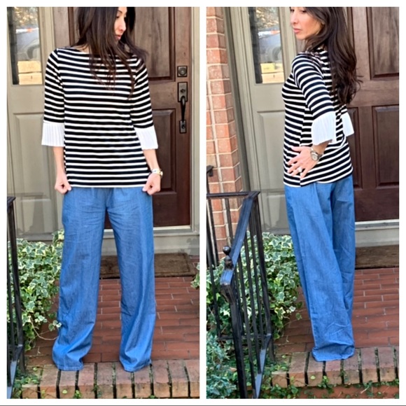 ✨LAST ONE✨Wide leg boho chic light denim jeans - Picture 8 of 8